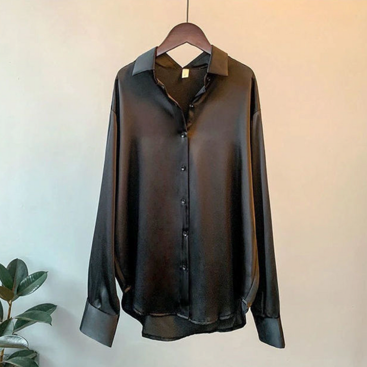 Satijnen dames blouse - Vivienne