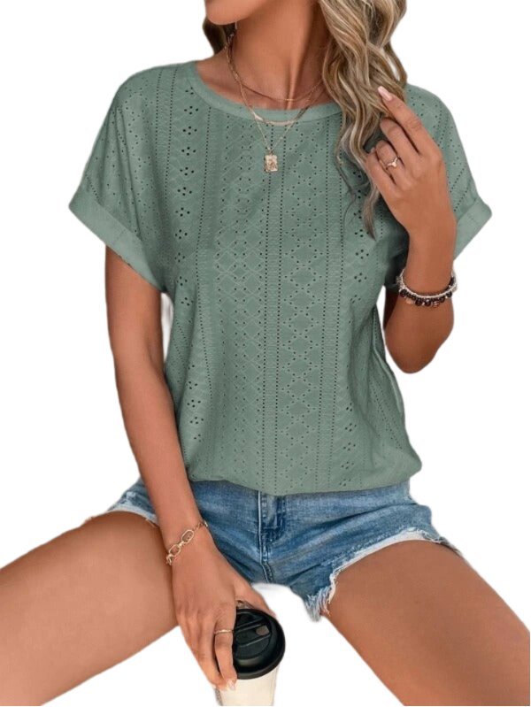 Silvia | Geborduurd T-Shirt