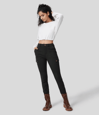 Skinny Cargobroek met Zakken
