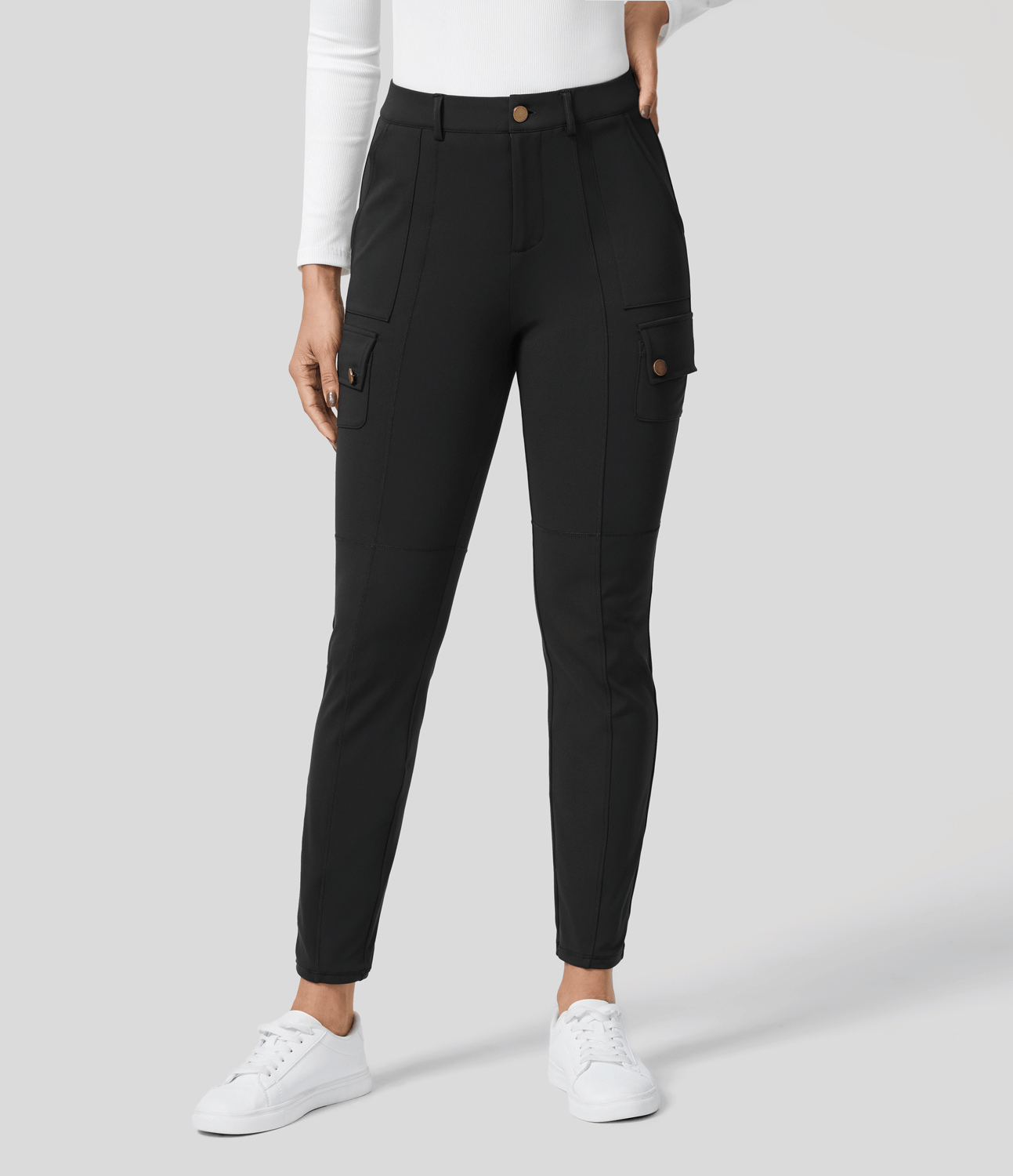 Skinny Cargobroek met Zakken