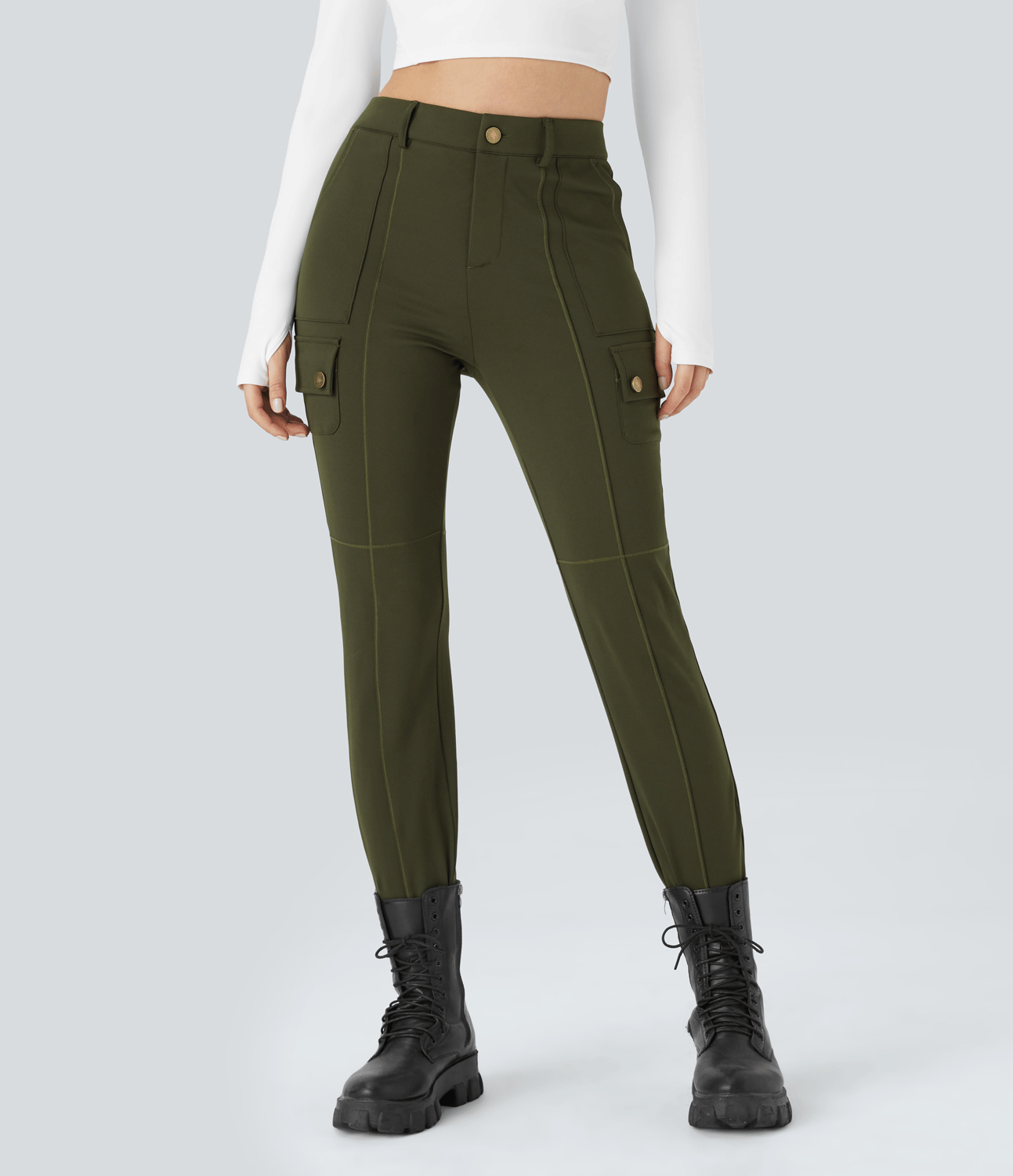 Skinny Cargobroek met Zakken