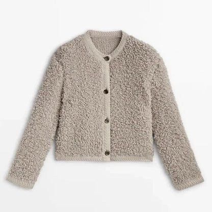 Sofia | Zacht Teddy Cardigan Vest
