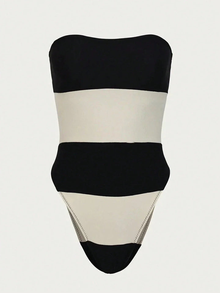 Sola Jumpsuit | Strapless, Hoge Beenuitsnijding