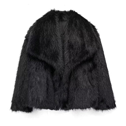 Sophie Damesjas van Imitatiebont – Warme Luxe Winterjas met Elegante Pasvorm