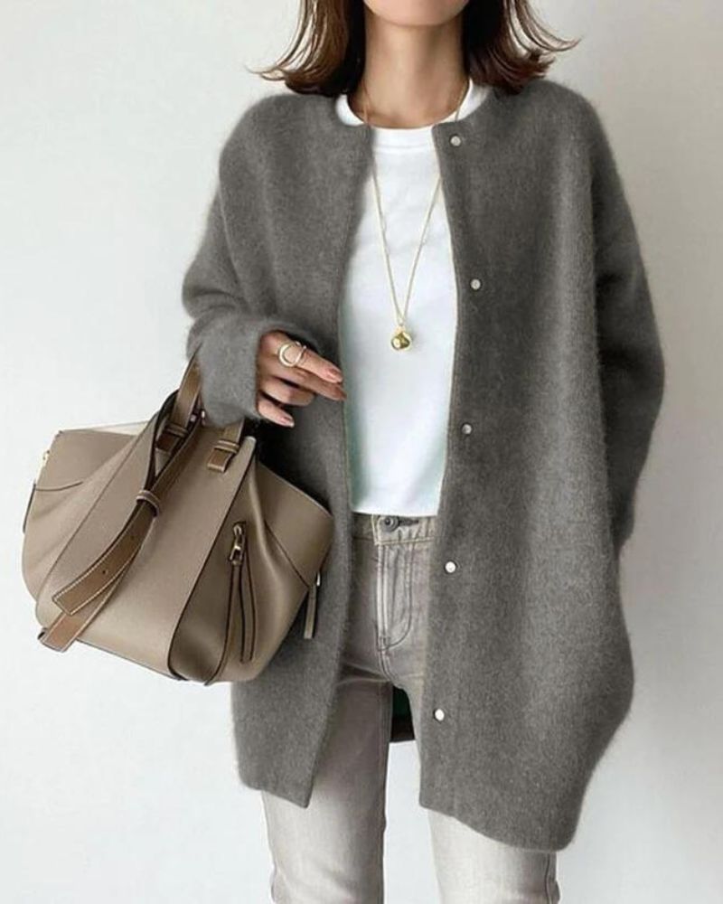 Stijlvol Wollen Cardigan Vest