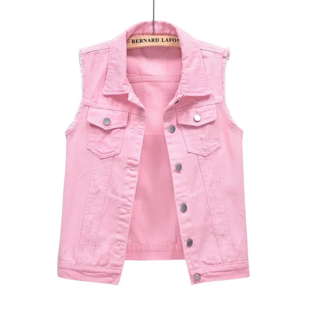 Stijlvol dames denim gilet – Amélie