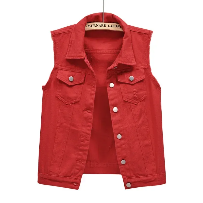 Stijlvol dames denim gilet – Amélie