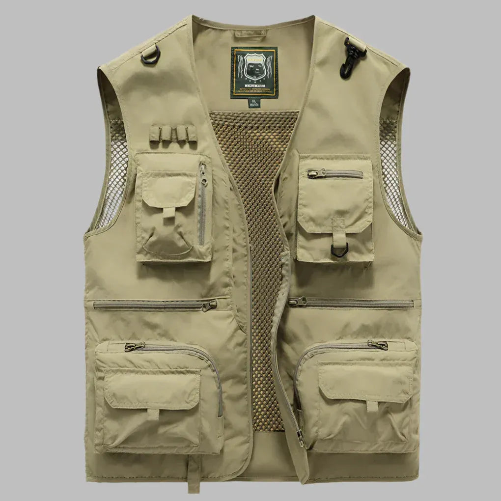 Stijlvol multifunctioneel damesvest met utility look - Kate