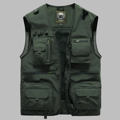Stijlvol multifunctioneel damesvest met utility look - Kate