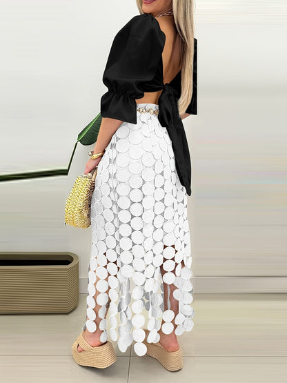 Stijlvolle dames midi rok – Solara