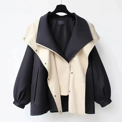 Stijlvolle dames windbreaker met overslag – Heiress