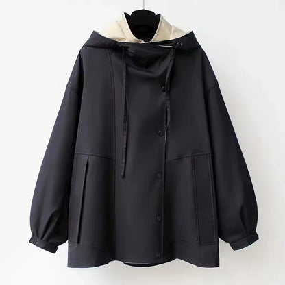 Stijlvolle dames windbreaker met overslag – Heiress