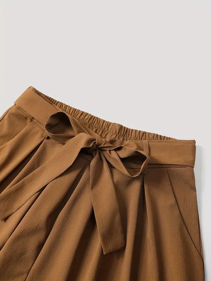 Stijlvolle high-waist culotte pantalon dames – Aureline