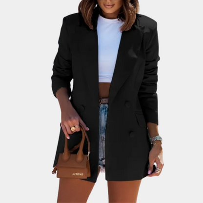 Stijlvolle lange dames blazer – Fleur