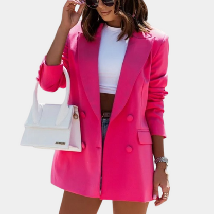 Stijlvolle lange dames blazer – Fleur