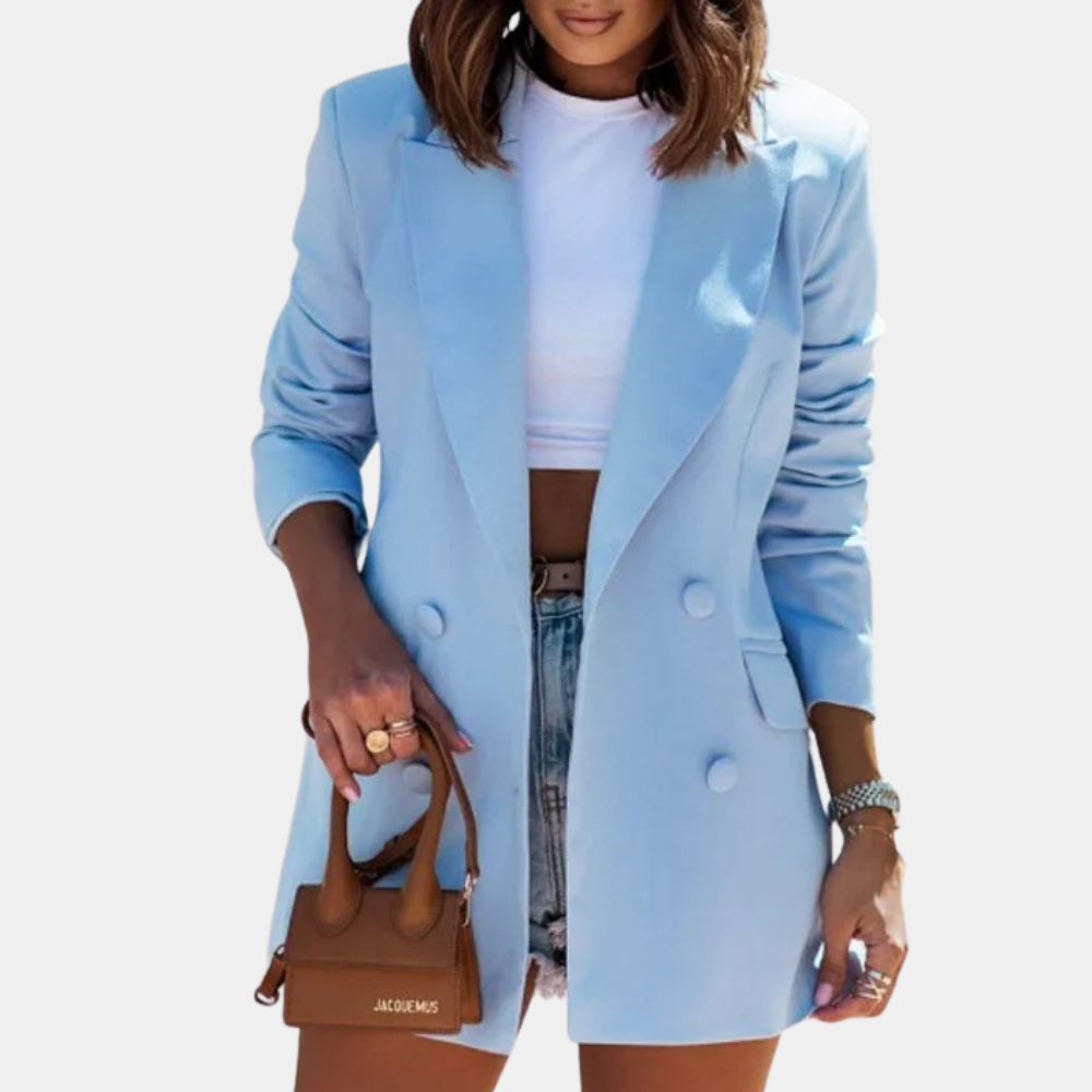 Stijlvolle lange dames blazer – Fleur