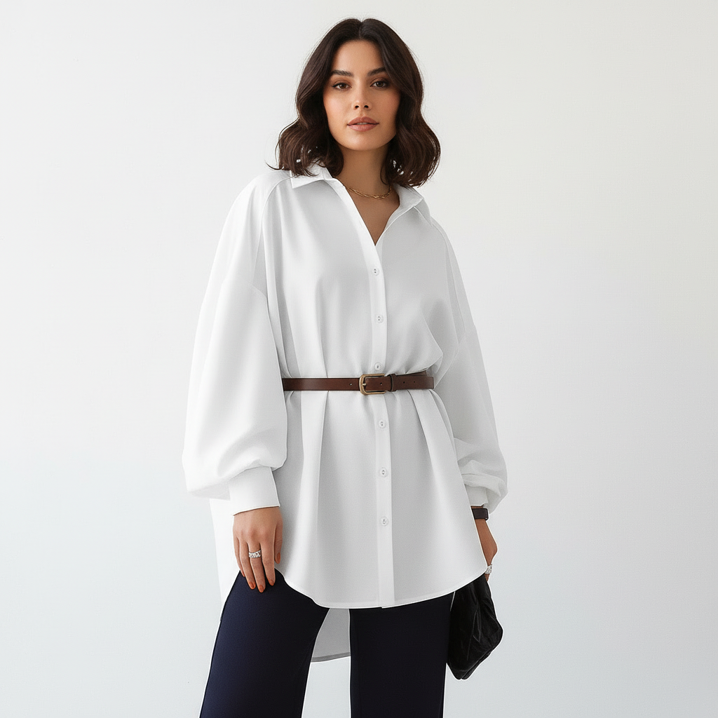 Stijlvolle oversized damesblouse – Riley