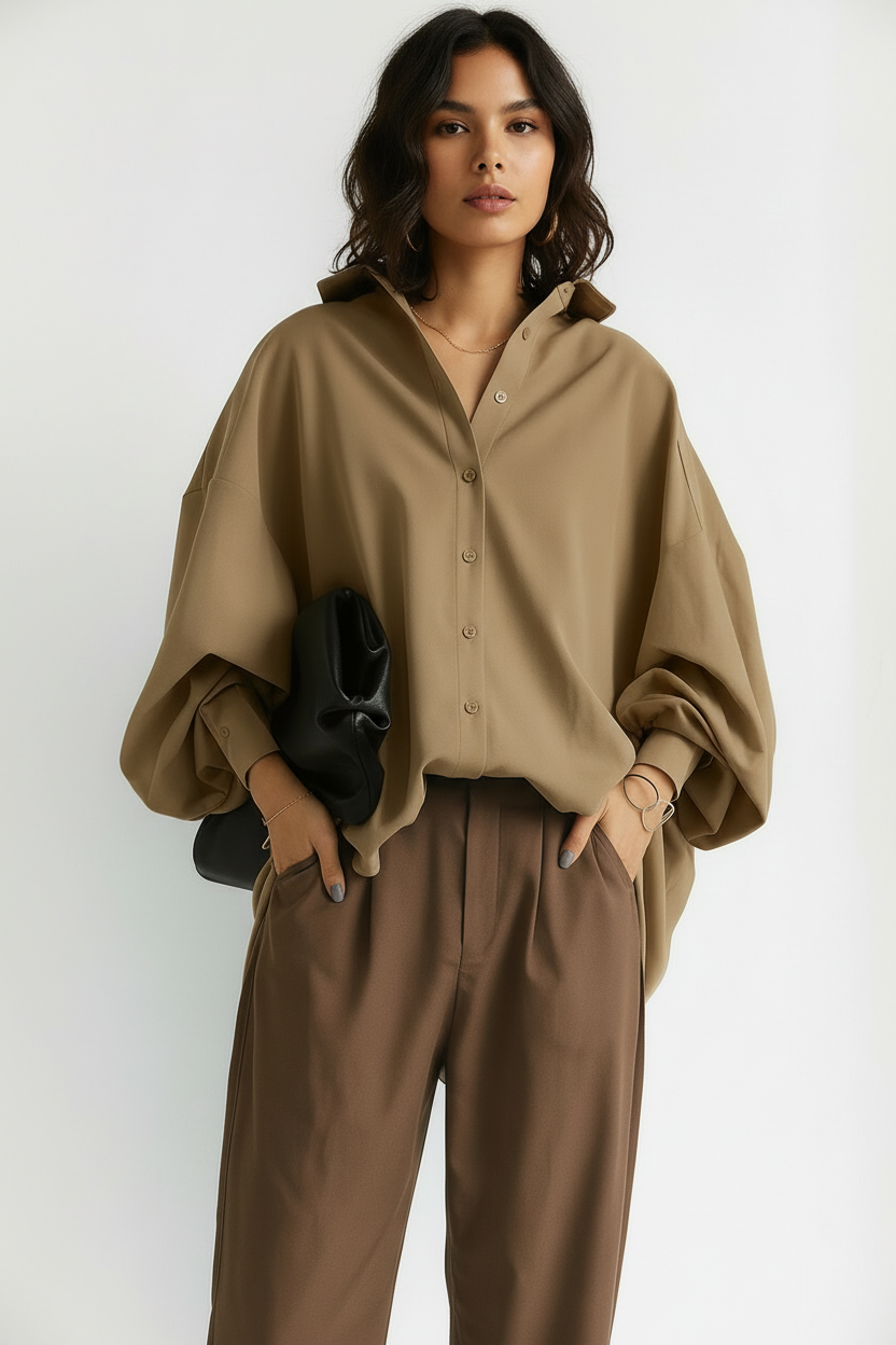 Stijlvolle oversized damesblouse – Riley