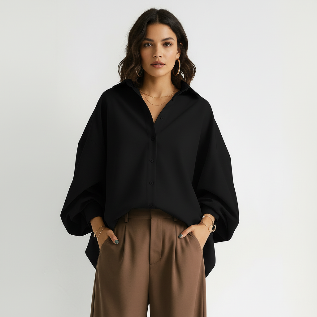 Stijlvolle oversized damesblouse – Riley