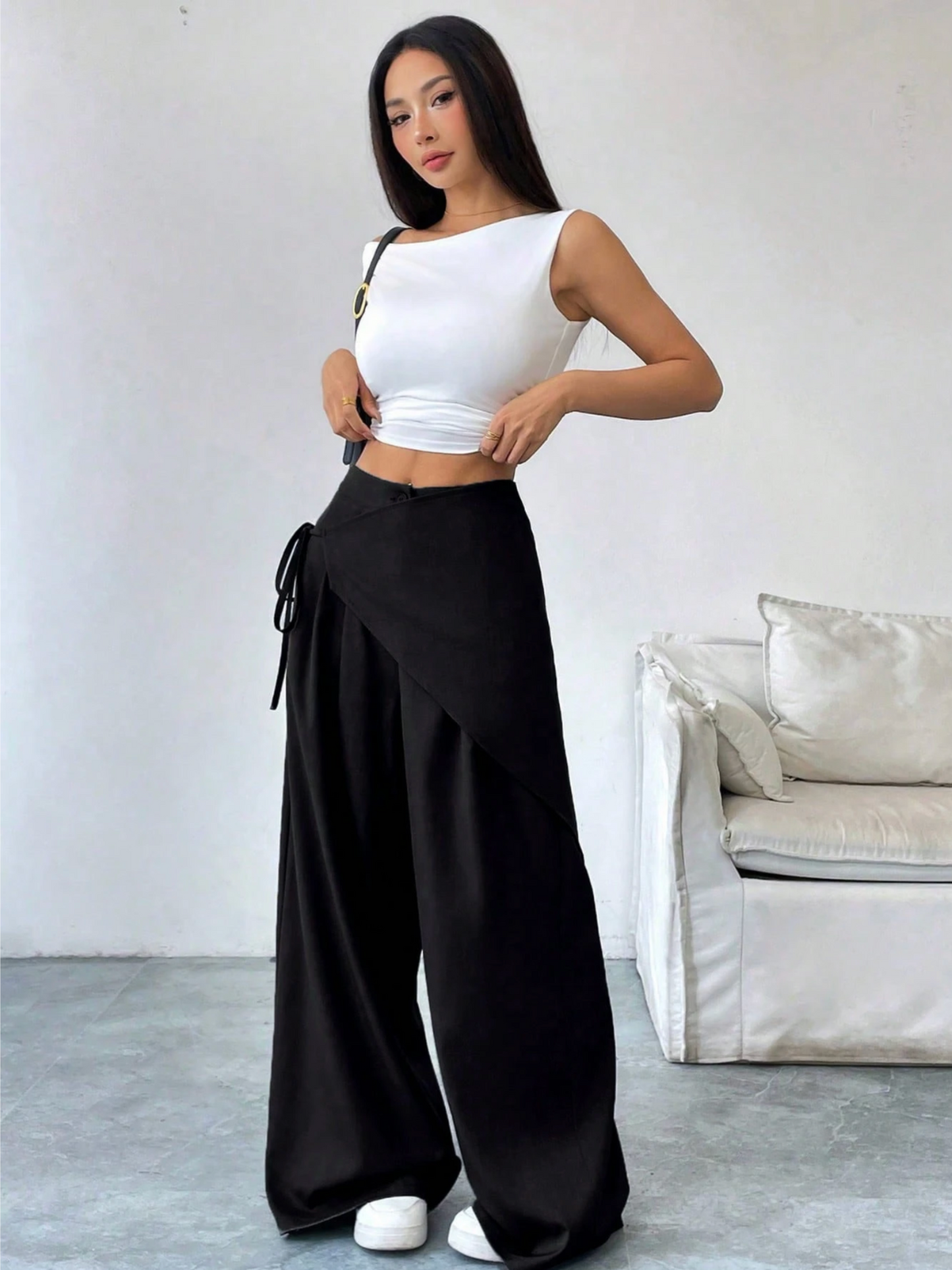 Stijlvolle wide-leg dames pantalon – Lina