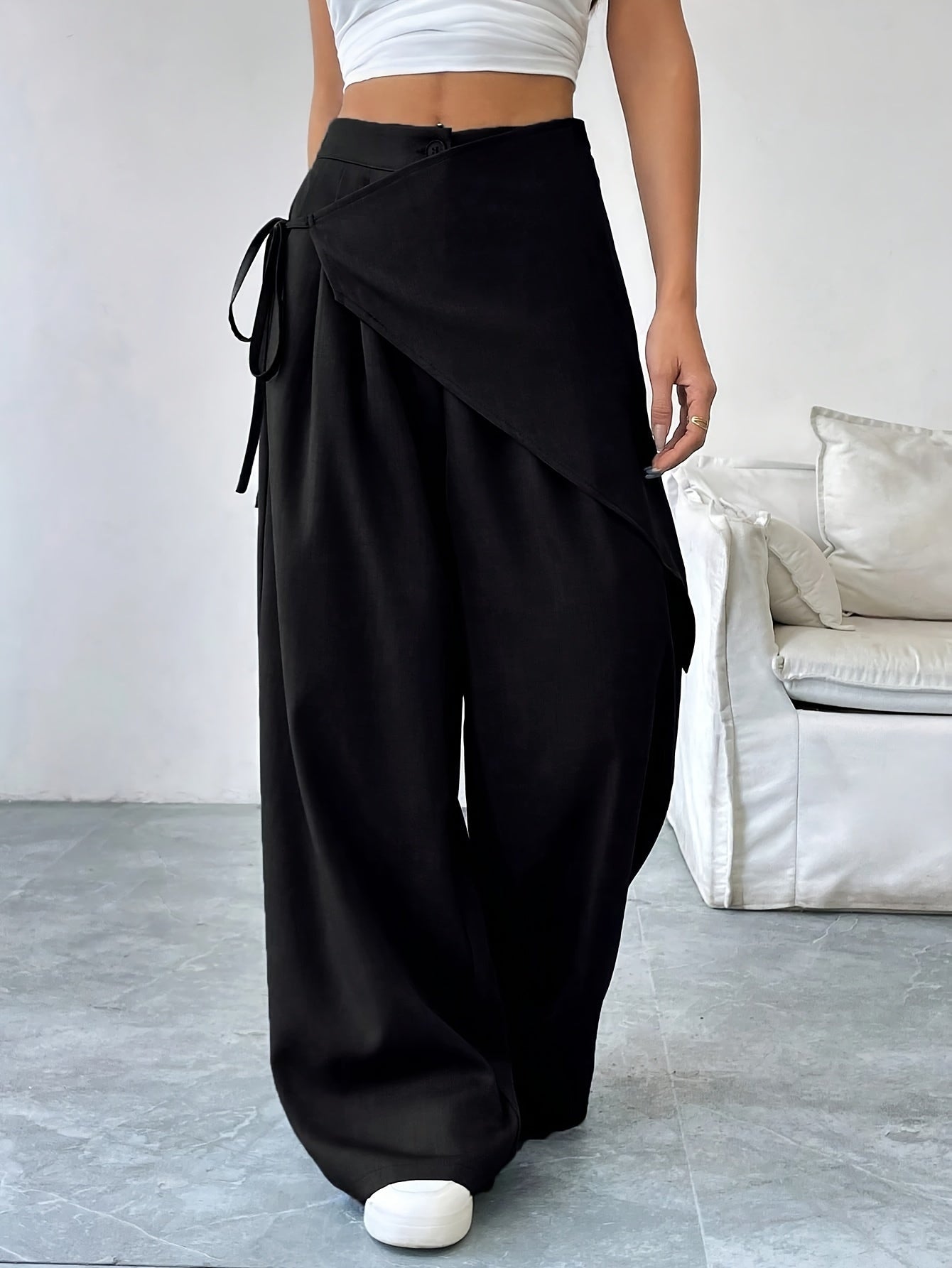 Stijlvolle wide-leg dames pantalon – Lina