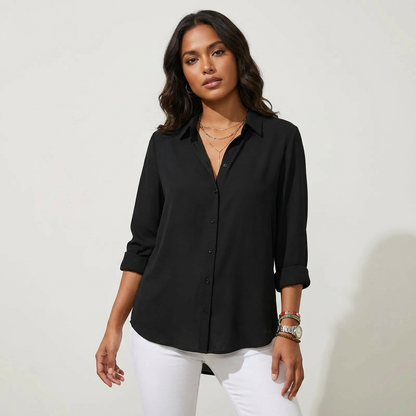 Tijdloze klassieke damesblouse