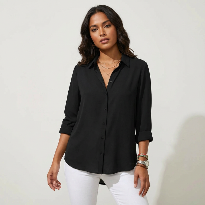 Tijdloze klassieke damesblouse