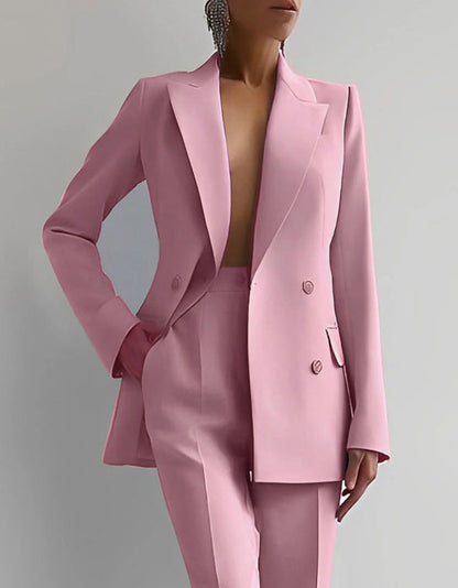 Tweedelig Elegante Blazer en Broek Set