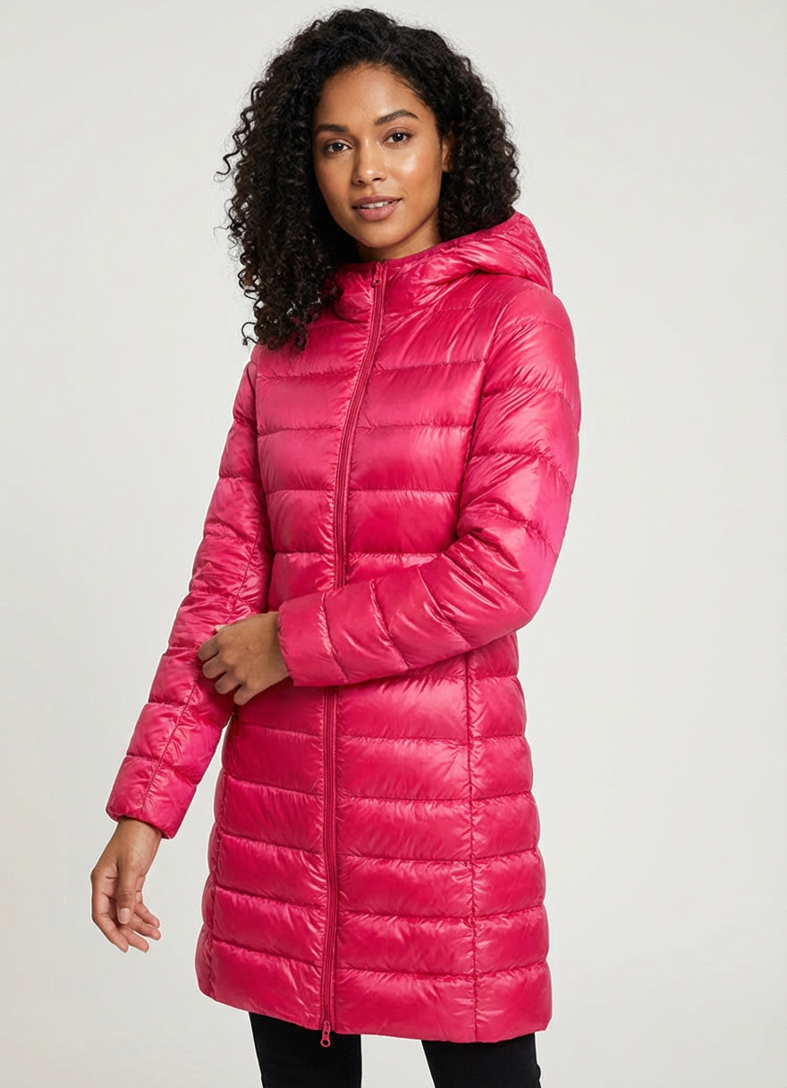 Ultra light casual dames winterjas