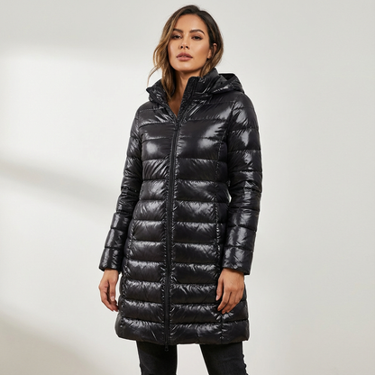 Ultra light casual dames winterjas
