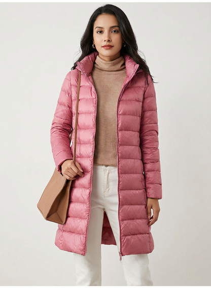 Ultra light casual dames winterjas