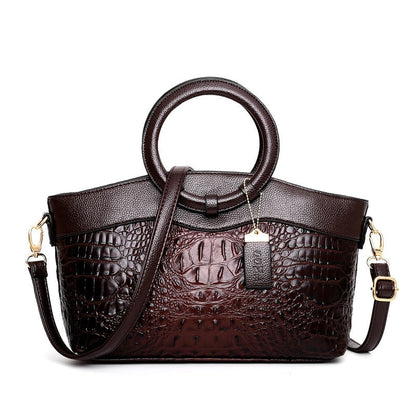 Vesper™ Luxe Handtas met Krokodillenpatroon