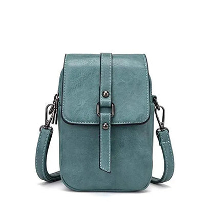 Vintage Multifunctionele Zachte Leren Schoudertas voor Dames