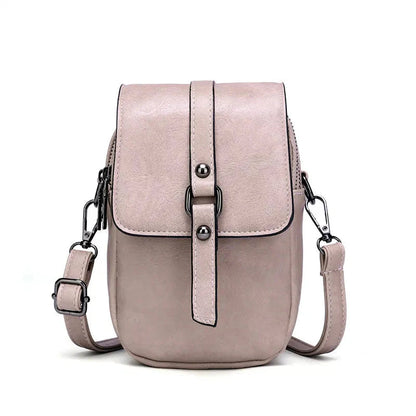 Vintage Multifunctionele Zachte Leren Schoudertas voor Dames