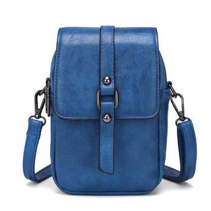 Vintage Multifunctionele Zachte Leren Schoudertas voor Dames