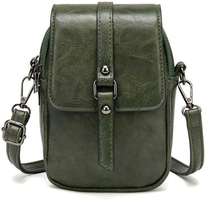Vintage Multifunctionele Zachte Leren Schoudertas voor Dames