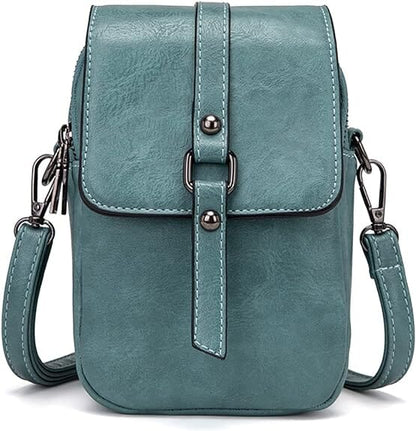 Vintage Multifunctionele Zachte Leren Schoudertas voor Dames