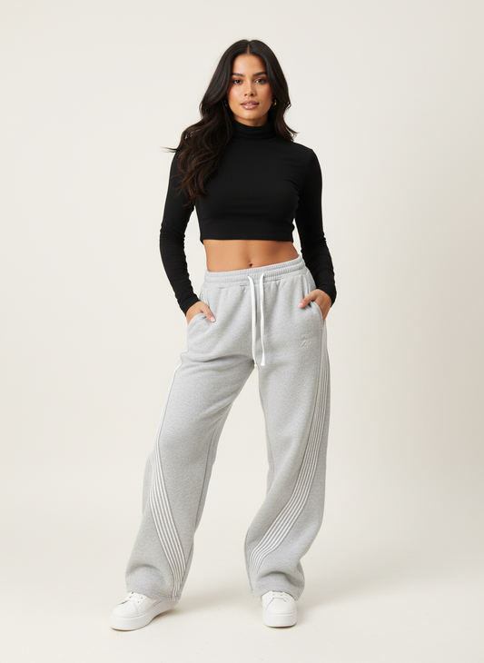 Vintage joggingsbroek met strepen