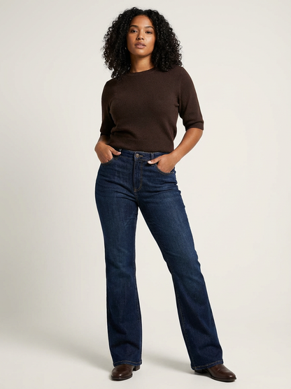 Vintage low-waist boyfriend damesjeans met relaxte pasvorm