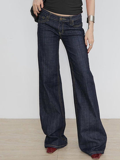 Vintage low-waist boyfriend damesjeans met relaxte pasvorm