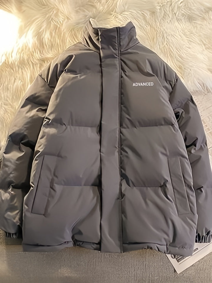 Vintage oversized damesjack met kraag en ritssluiting