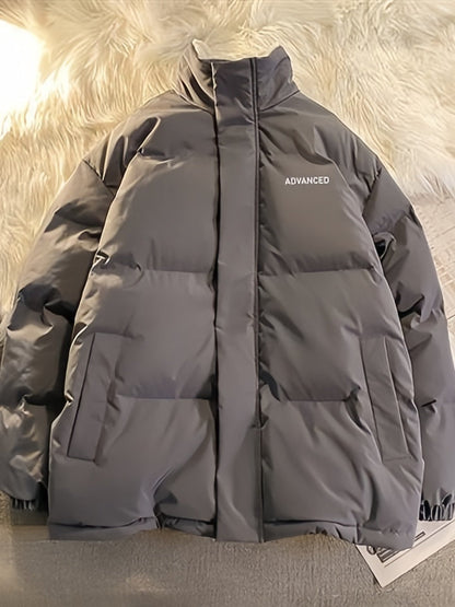 Vintage oversized damesjack met kraag en ritssluiting