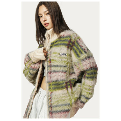 Vintage oversized fluffy vest – Artemis