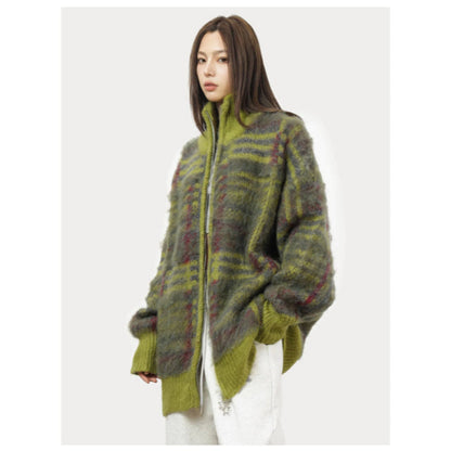 Vintage oversized fluffy vest – Artemis