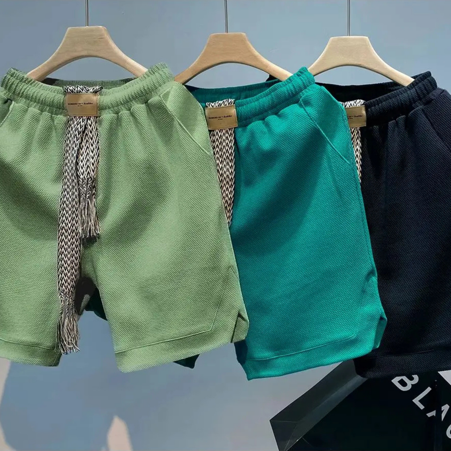 Waffle knit short dames – Elodie