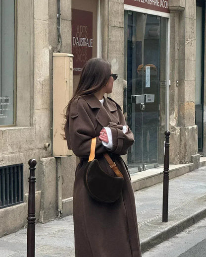 Warme wollen dames trenchcoat – Grace