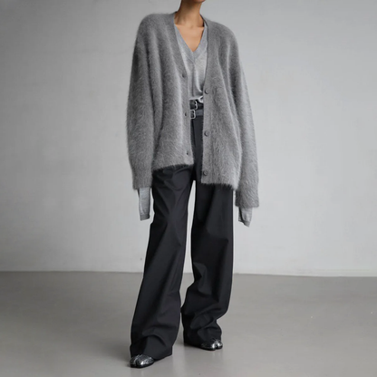 Zachte Kasjmier Cardigan Vest Dames