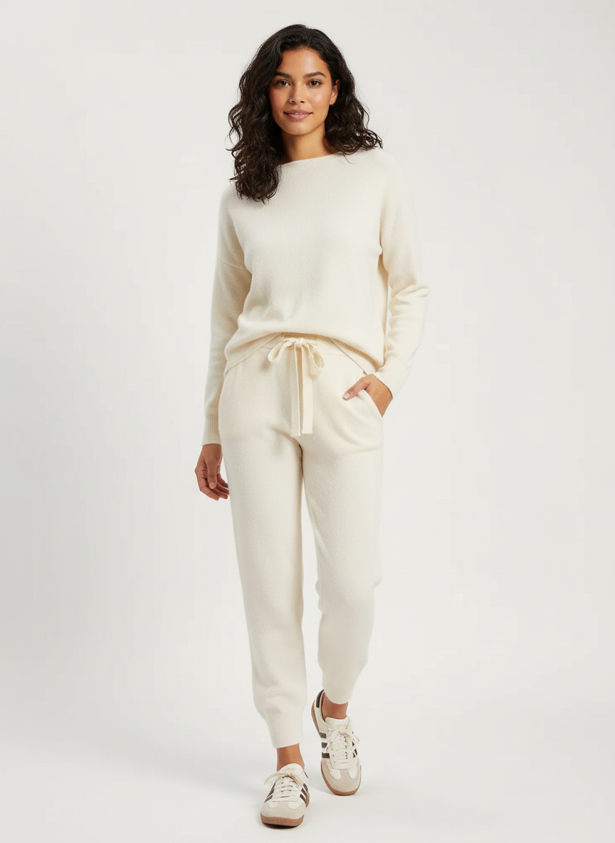 Zachte cashmere loungebroek – Sierra