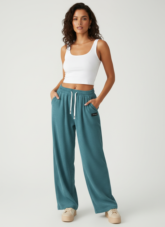 Zachte corduroy jogger dames – Raya