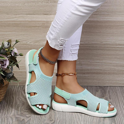 Zachte en Comfortabele Sandalen voor Dames met Stretchmateriaal